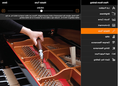 Concert grand piano sound at your fingertips